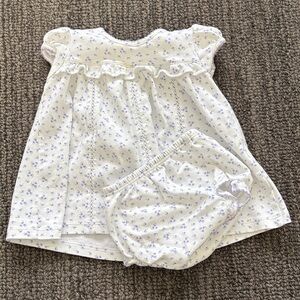 Kissy Kissy Dress Set Garden Roses Purple Baby 0-3 months